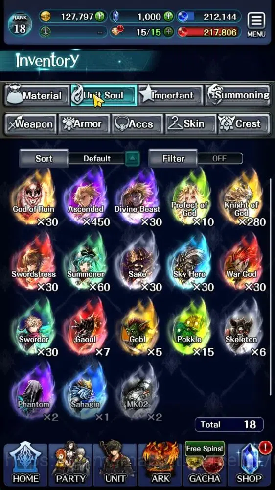 Last Cloudia Accounts GLOBAL|Rank 18|Top Tier Unit|A Roland,KOG Mauna,SM image 12