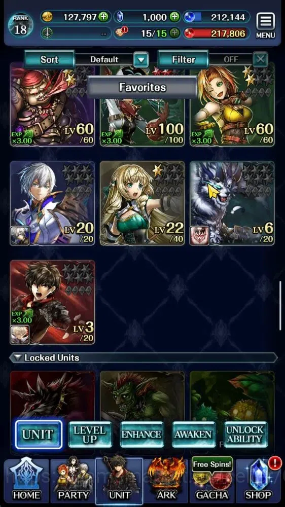 Last Cloudia Accounts GLOBAL|Rank 18|Top Tier Unit|A Roland,KOG Mauna,SM image 4