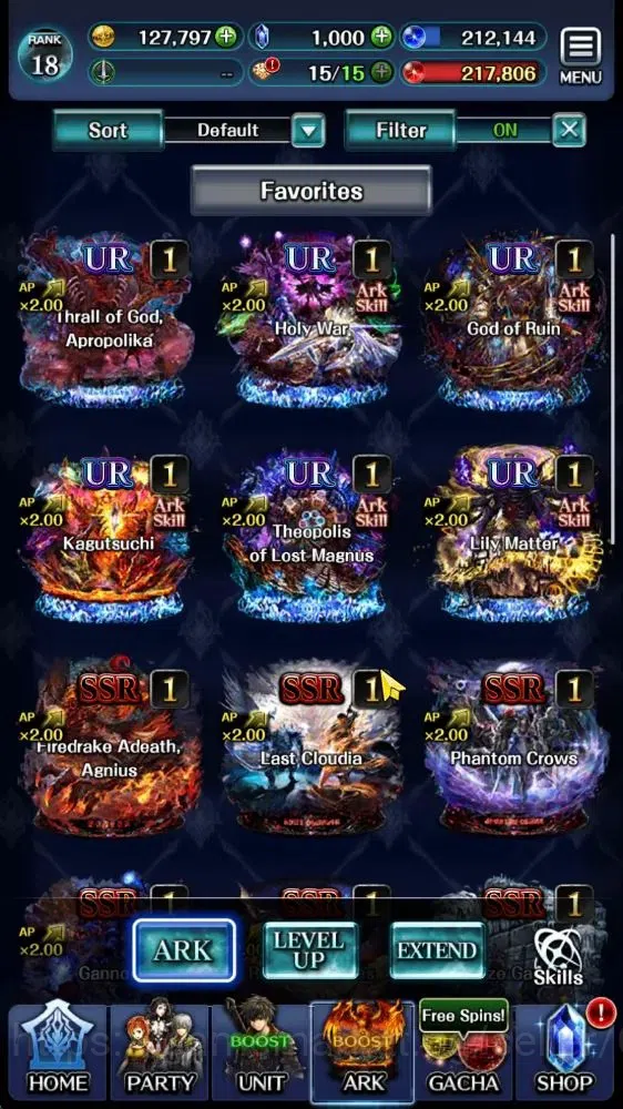 Last Cloudia Accounts GLOBAL|Rank 18|Top Tier Unit|A Roland,KOG Mauna,SM image 5