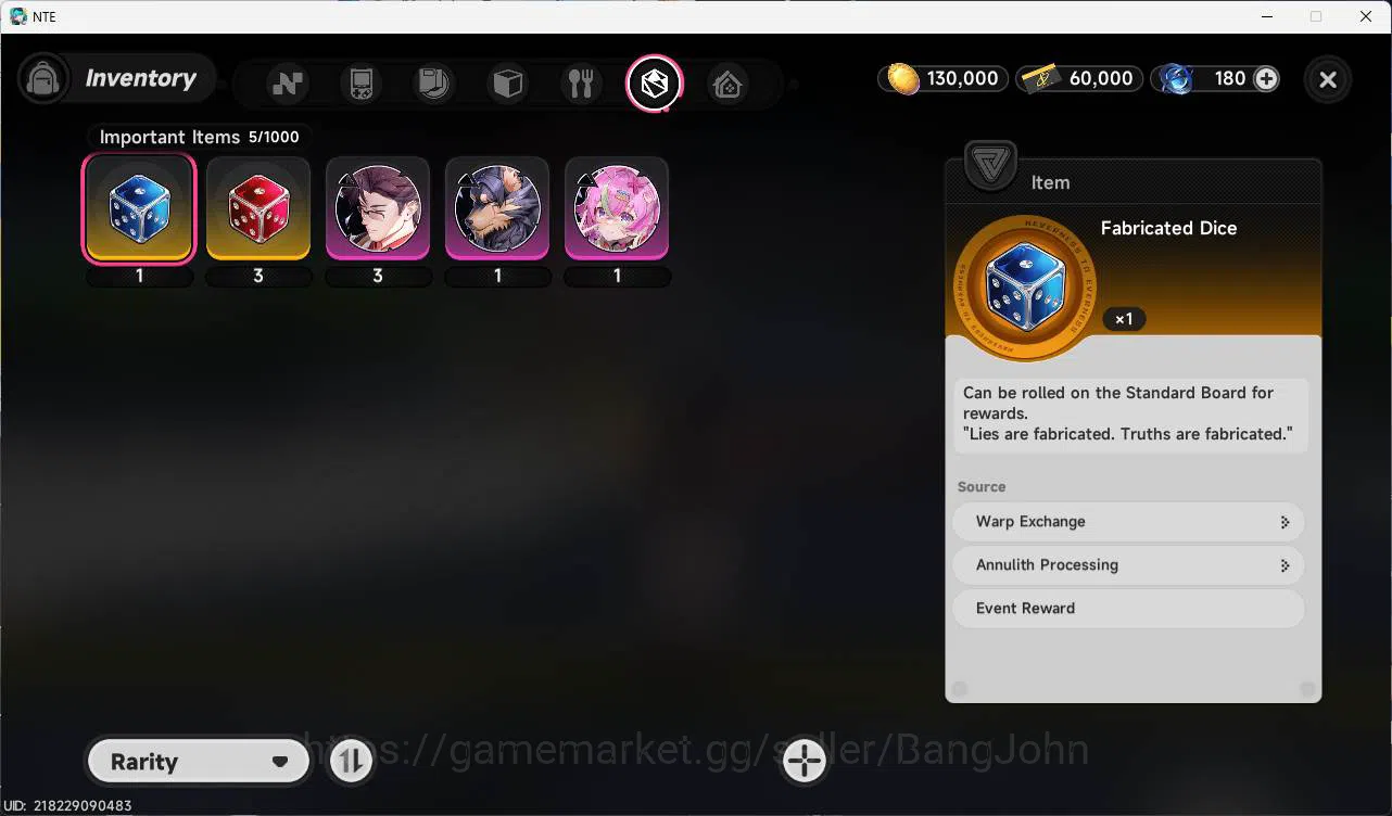 Neverness to Everness Accounts SEA|Starter LVL 3, Nanally, S Baicang, char 8, MC image 6