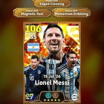 eFootball Accounts Starter Messi 111 /  Big Tme Messi /  Fresh account