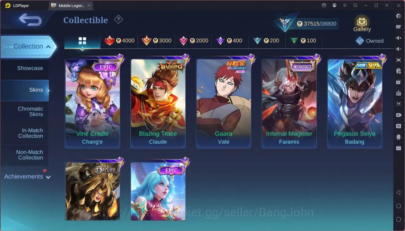 Mobile Legends: Bang Bang Accounts Global|Hero 127|Skin 185|Expert|Luckybox Akai|CC N image 11