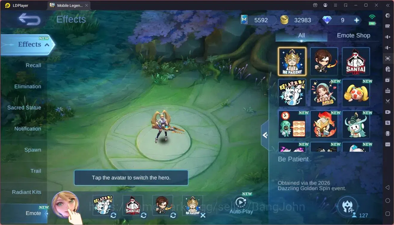 Mobile Legends: Bang Bang Accounts Global|Hero 127|Skin 185|Expert|Luckybox Akai|CC N image 16