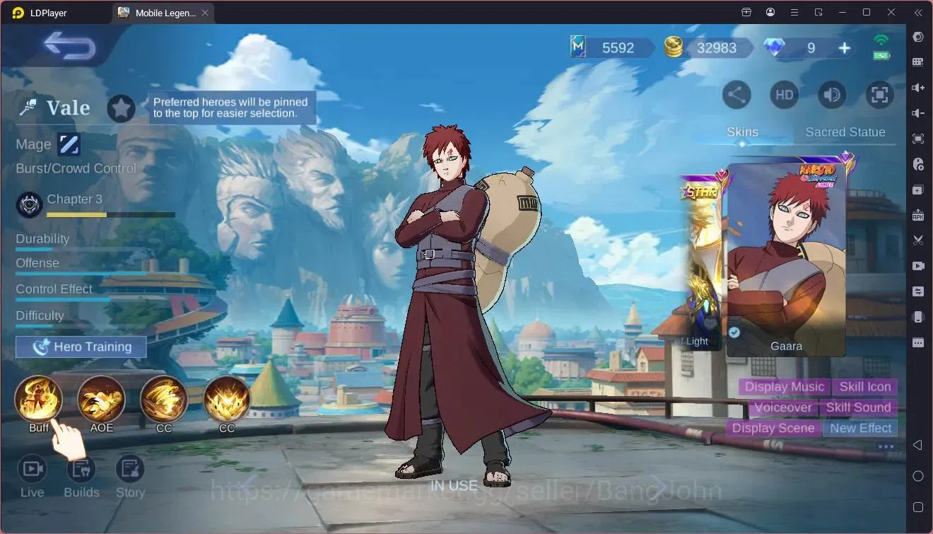 Mobile Legends: Bang Bang Accounts Global|Hero 127|Skin 185|Expert|Luckybox Akai|CC N image 3