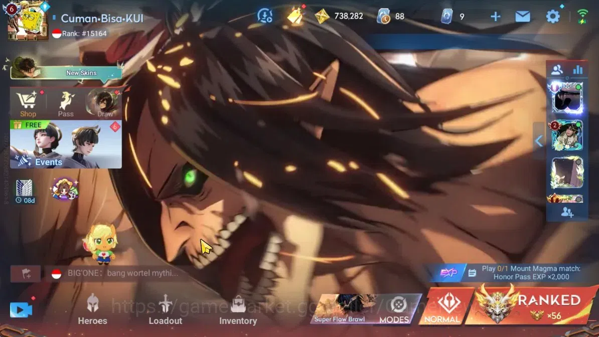 Honor of Kings Accounts Hero112 Skin234|Kongming(Mythic),Mozi(Ultraman),Li image 1