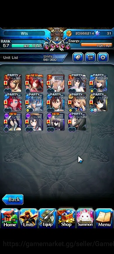 Grand Summoners Accounts Starter Global|Rank 57|Starter|14 Ascend| InumutaTW, LizaTW, ChloeTW, S Miyu, Jay, Momo, Isliid 4