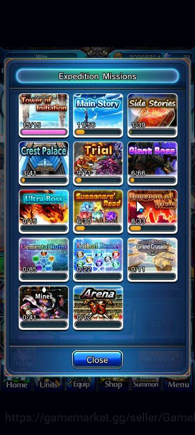 Grand Summoners Accounts Starter Global|Rank 57|Starter|14 Ascend| InumutaTW, LizaTW, ChloeTW, S Miyu, Jay, Momo, Isliid 8