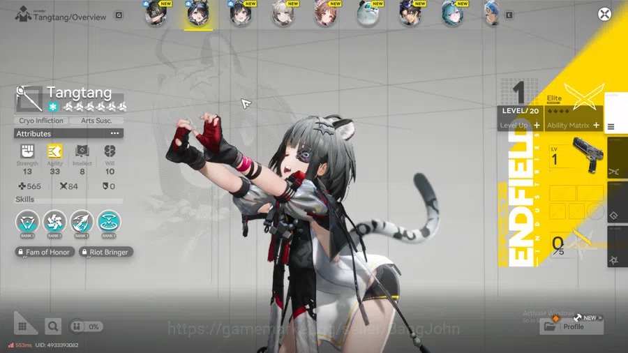 Arknights: Endfield Accounts ASIA | Starter | 1Limit |Tangtang,ardelia,wulfgard,mcmale WP 6S 1 AKE179B 6