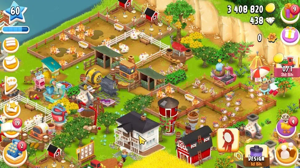 Hay Day Accounts Lvl 60 | Silo Storage 1050 + Barn Storage 4050 + 3 image 1