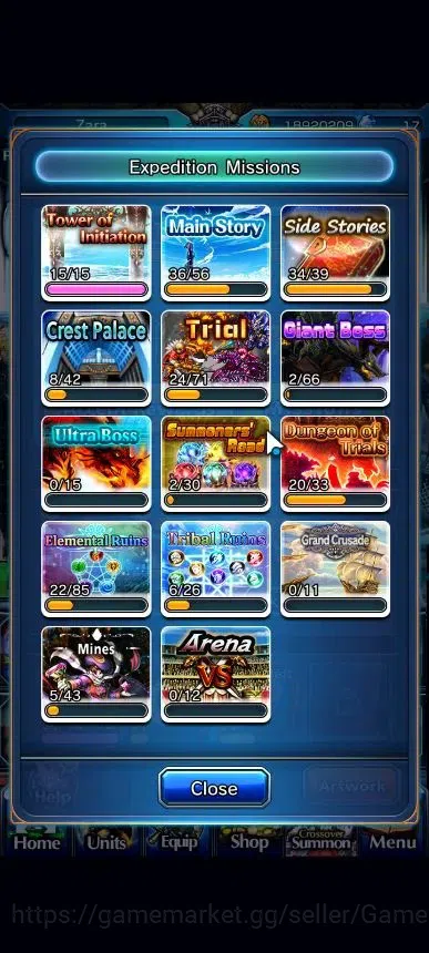 Grand Summoners Accounts Global|Rank 88|22 Ascend+8 TW|[Inumuta,S Miyu,Emiy image 8