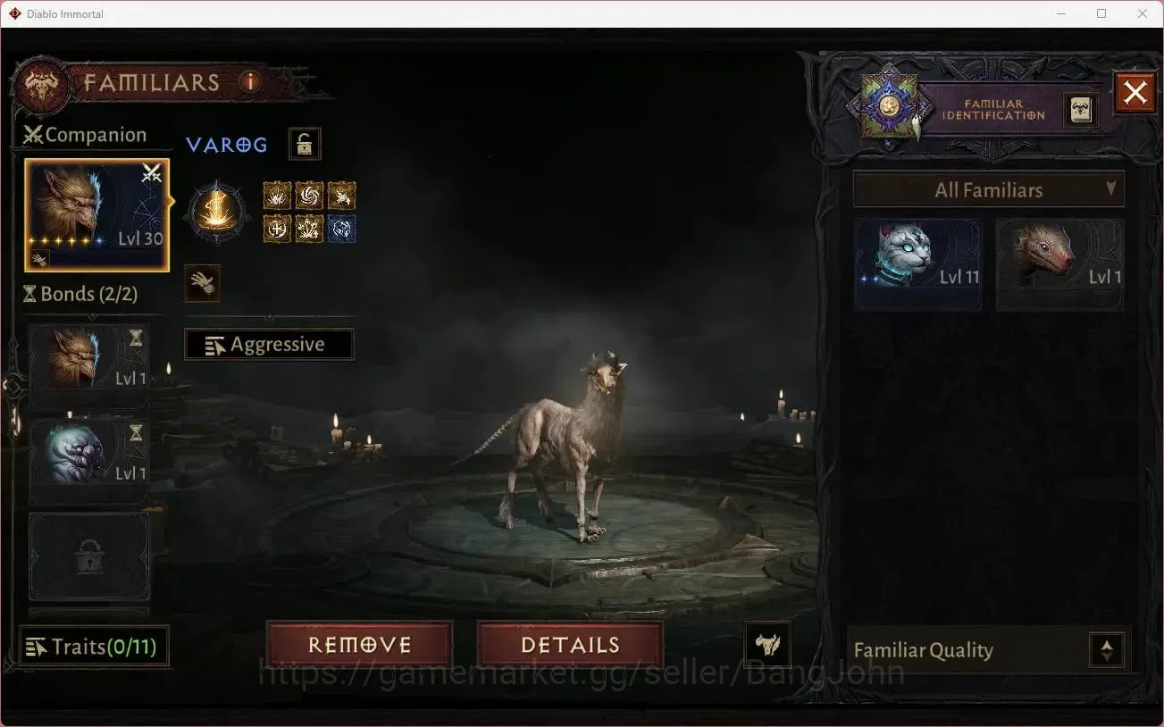 Diablo Immortal Accounts High-End OCE - Azmodan | 60 (344) Druid - Maledictor | CR 24k | Reso 525 | Hell 3 | 1 Cosmetics |Lv 13