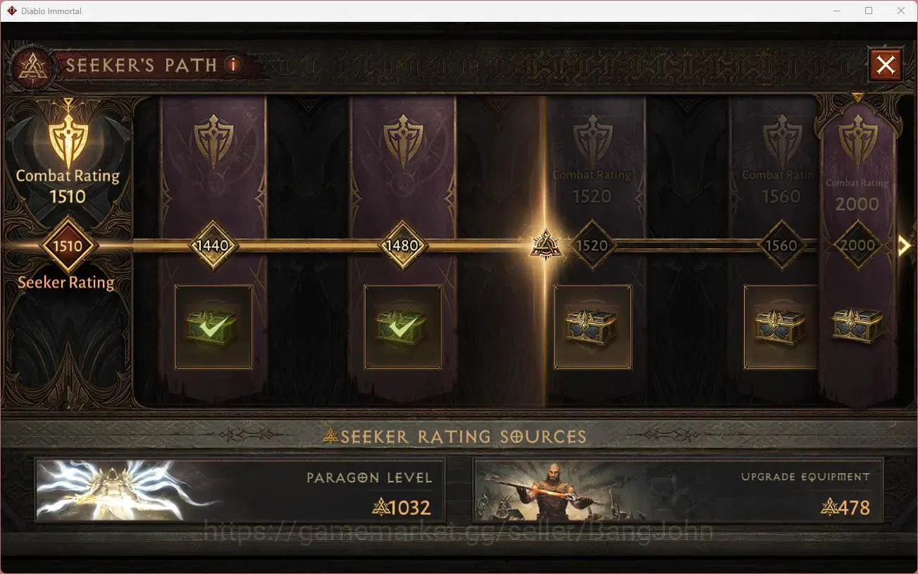 Diablo Immortal Accounts High-End OCE - Azmodan | 60 (344) Druid - Maledictor | CR 24k | Reso 525 | Hell 3 | 1 Cosmetics |Lv 4