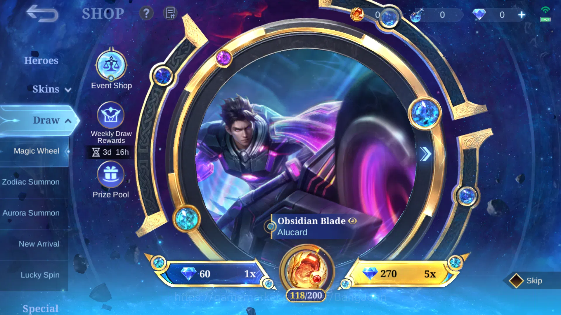 Mobile Legends: Bang Bang Accounts Hero 131 | Skin 259 |Recall Epic Tas Tas | Collect image 15