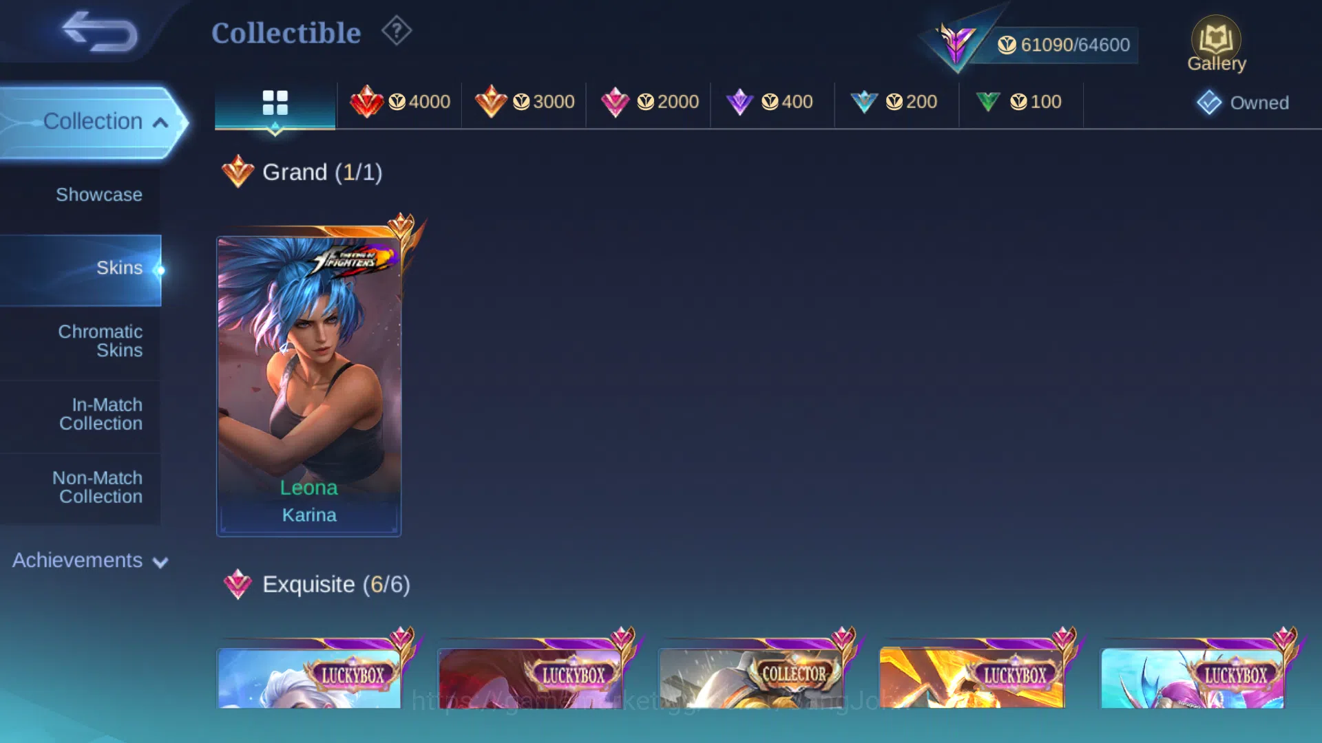 Mobile Legends: Bang Bang Accounts Hero 131 | Skin 259 |Recall Epic Tas Tas | Collect image 4