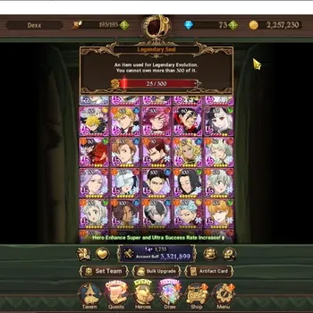 The Seven Deadly Sins: Grand Cross Accounts Endgame Asia|3,3M CC|1 LR +11 UR|P Eli,Meresca,EliMeli,YK Lance2/6AoD