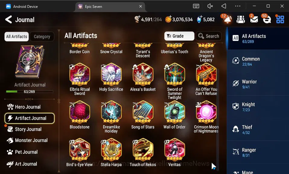 Epic Seven Accounts GLOBAL Unverif|New Era|7 ML(Salome,WOTM Tenebria,H image 13