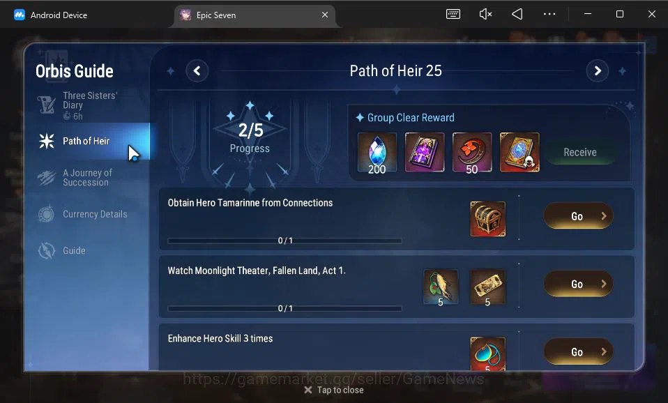 Epic Seven Accounts GLOBAL Unverif|New Era|7 ML(Salome,WOTM Tenebria,H image 20