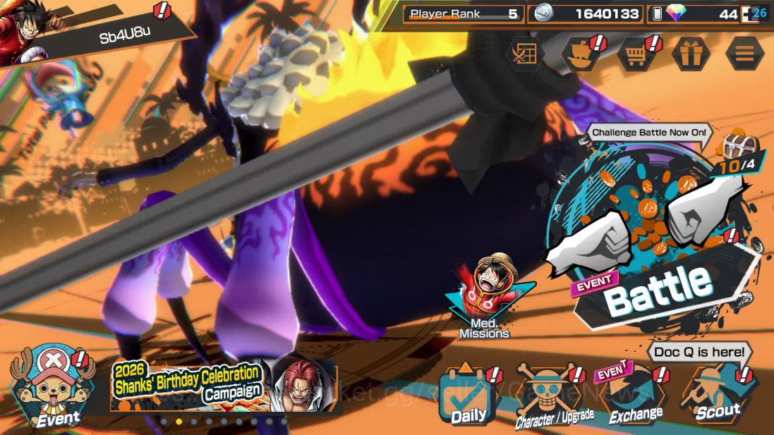 One Piece Bounty Rush Accounts Global|4 EX 1 MAX| 5 Elder St.Saturn,G5 Monkey D.L image 1