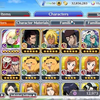 Bleach: Brave Souls Accounts High-End GLOBAL|15K Orbs|TYBW25 Senjumaru,Christmas24 Gremmy,JapaneseParasol