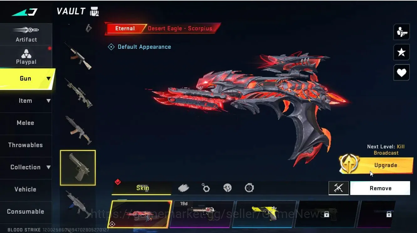Blood Strike Accounts ASIA|ETERNAL DEagle-Scorpius|Collab 7DS[M700,AK47, image 11