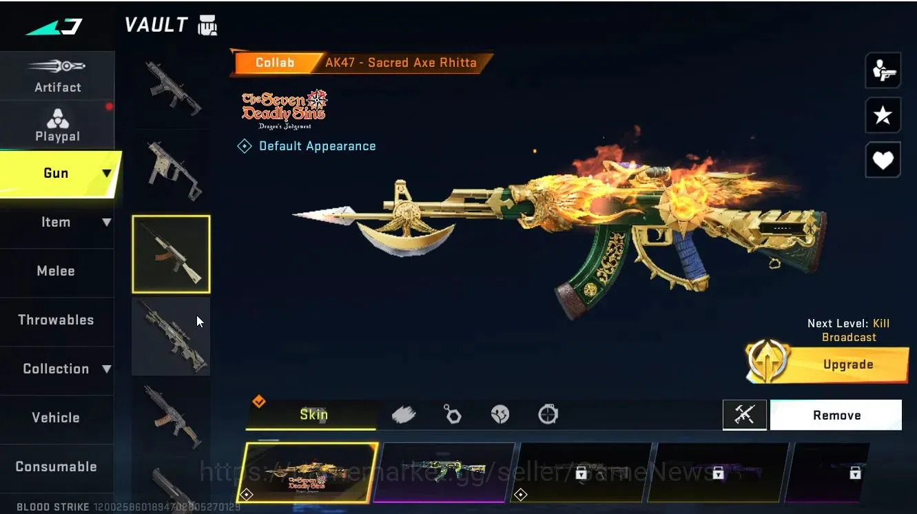 Blood Strike Accounts ASIA|ETERNAL DEagle-Scorpius|Collab 7DS[M700,AK47, image 15