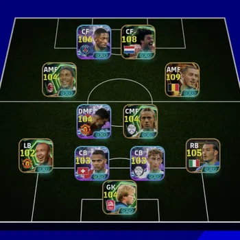 eFootball Accounts Legends & Iconic Players EFOOTBALL DREAM TEAM | SHOWTIME O DEMBELE,BIGTIME E HAZARD,RUUD GULIT