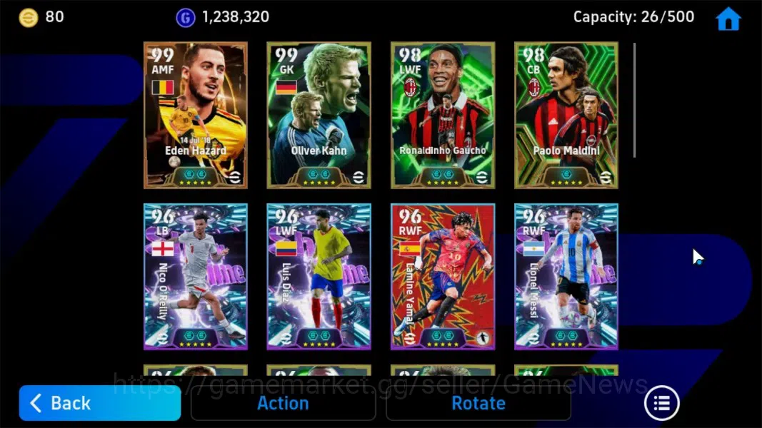 eFootball Accounts Android|BigTime Eden Hazard,Epic Oliver Kahn,Ronal image 8