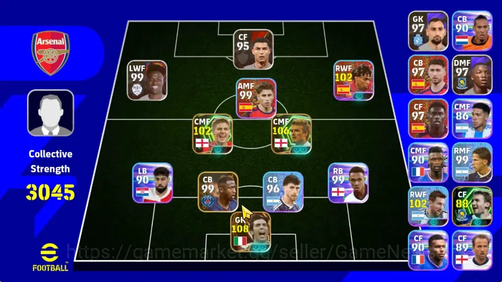 eFootball Accounts Android|BigTime Gianluigi Buffon,Epic David Beckha image 1
