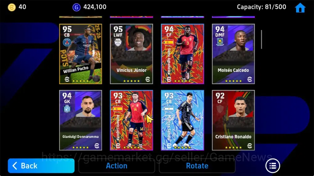 eFootball Accounts Android|BigTime Gianluigi Buffon,Epic David Beckha image 5