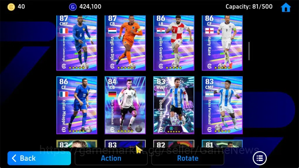 eFootball Accounts Android|BigTime Gianluigi Buffon,Epic David Beckha image 6