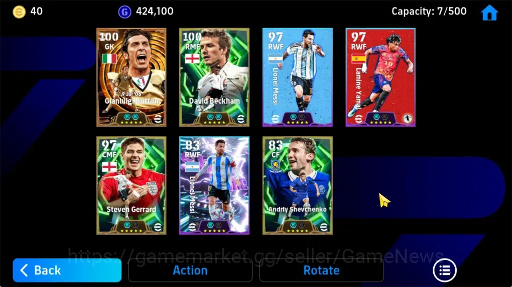 eFootball Accounts Android|BigTime Gianluigi Buffon,Epic David Beckha image 7
