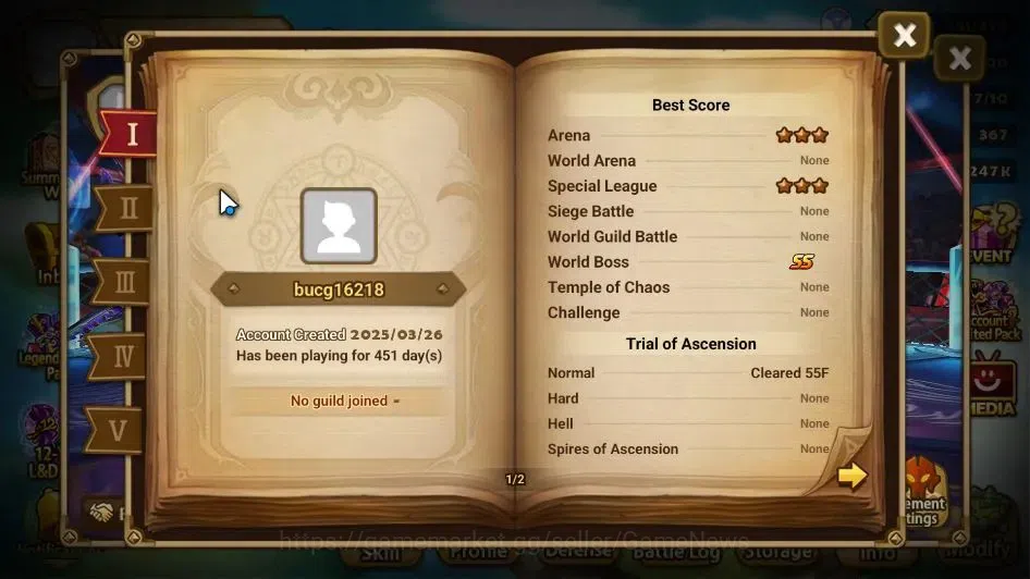 Summoners War: Sky Arena Accounts GLOBAL Lv 96|2 LD[Kiara,Nezuko Dark]|23 Total NB5[ image 3