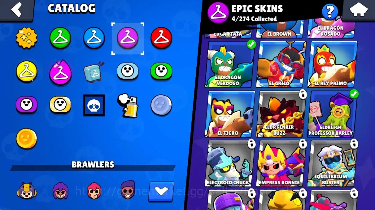 Brawl Stars Accounts Global | 1896 Thropy |22 Brawlers - 1 Max+Hypercha image 10