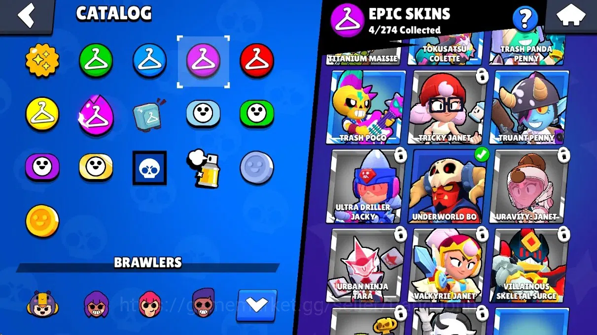 Brawl Stars Accounts Global | 1896 Thropy |22 Brawlers - 1 Max+Hypercha image 11