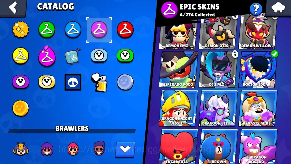 Brawl Stars Accounts Global | 1896 Thropy |22 Brawlers - 1 Max+Hypercha image 9