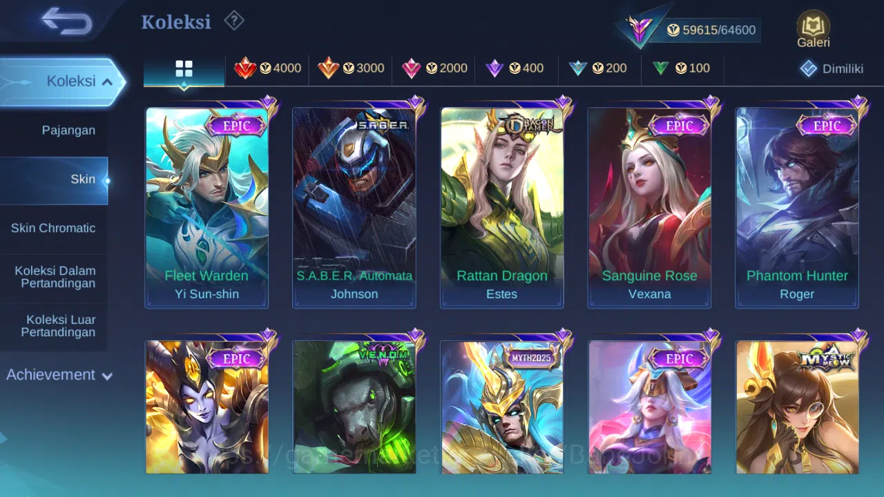 Mobile Legends: Bang Bang Accounts Hero 132 Skin 259 | KOF Karina | Luckybox Franco,  image 6