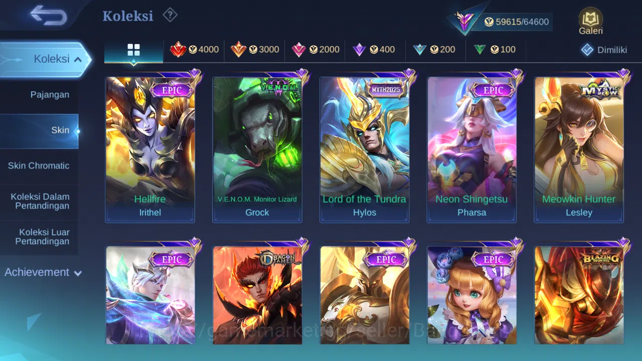 Mobile Legends: Bang Bang Accounts Hero 132 Skin 259 | KOF Karina | Luckybox Franco,  image 7