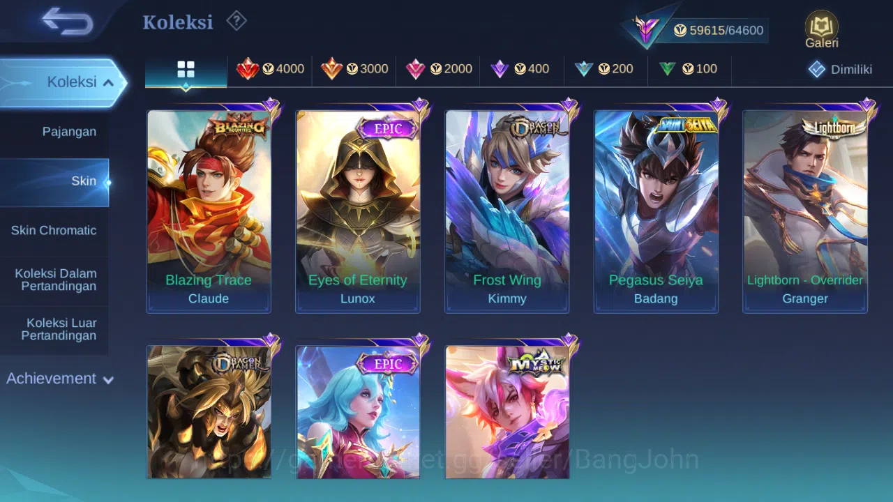 Mobile Legends: Bang Bang Accounts Hero 132 Skin 259 | KOF Karina | Luckybox Franco,  image 9