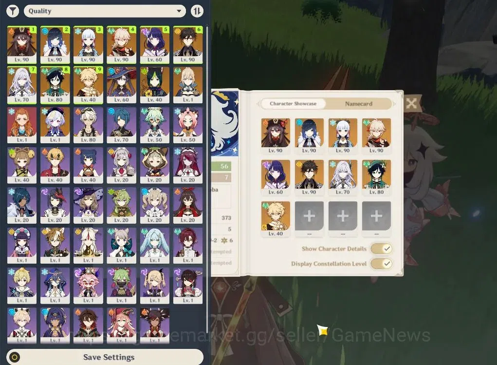 Genshin Impact Accounts ASIA|AR56|8Limited+2(*5Weapon)|Skrik,Yelan,Ayaka,K image 2