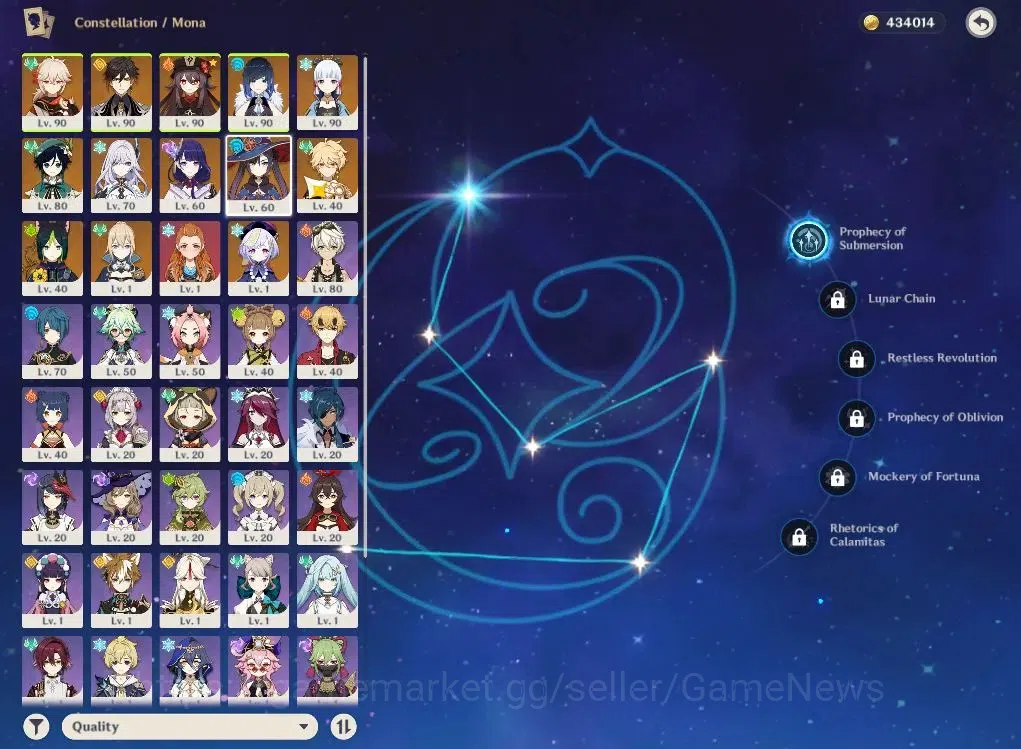 Genshin Impact Accounts ASIA|AR56|8Limited+2(*5Weapon)|Skrik,Yelan,Ayaka,K image 3