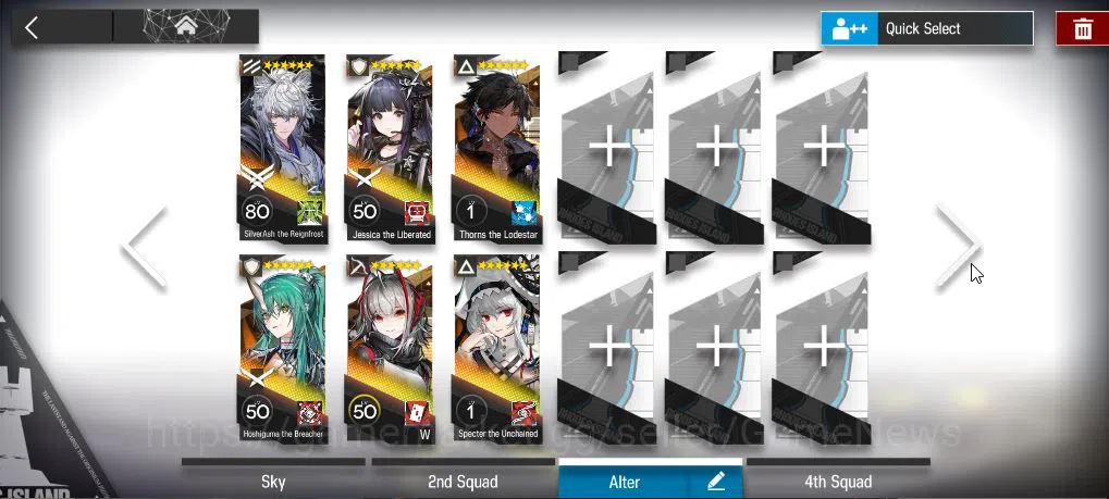 Arknights Accounts Lv 55|119 Operators + 12 Outfits|5 Limited|SilverA image 10