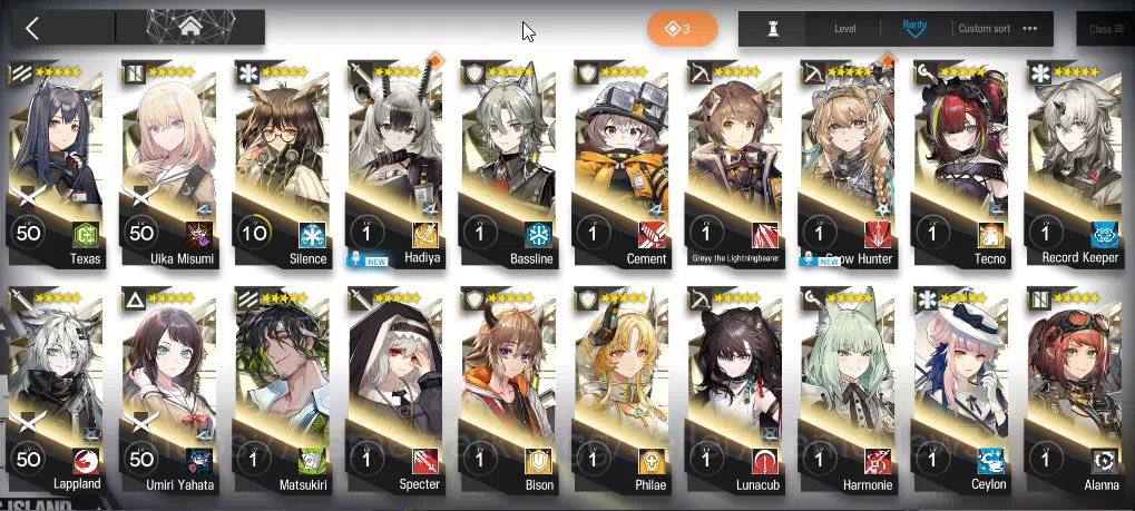 Arknights Accounts Lv 55|119 Operators + 12 Outfits|5 Limited|SilverA image 17