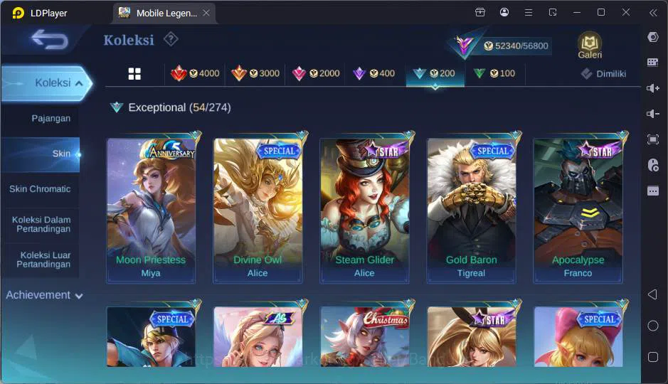 Mobile Legends: Bang Bang Accounts GLOBAL|Hero 117|Skin 251|Allstar Hanabi,Snrio FLor image 15