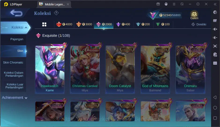 Mobile Legends: Bang Bang Accounts GLOBAL|Hero 117|Skin 251|Allstar Hanabi,Snrio FLor image 18