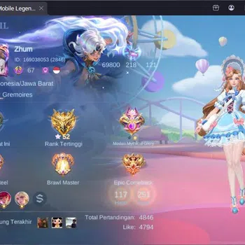 Mobile Legends: Bang Bang Collector GLOBAL|Hero 117|Skin 251|Allstar Hanabi,Snrio FLor image 1