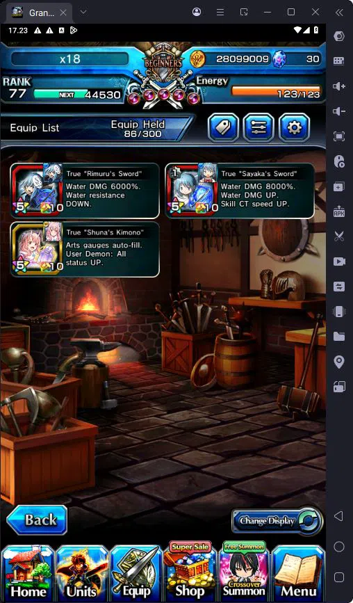 Grand Summoners Accounts GLOBAL|8 Ascend|Rank 77|Sayaka Miki TW|Mami Tomoe| image 5