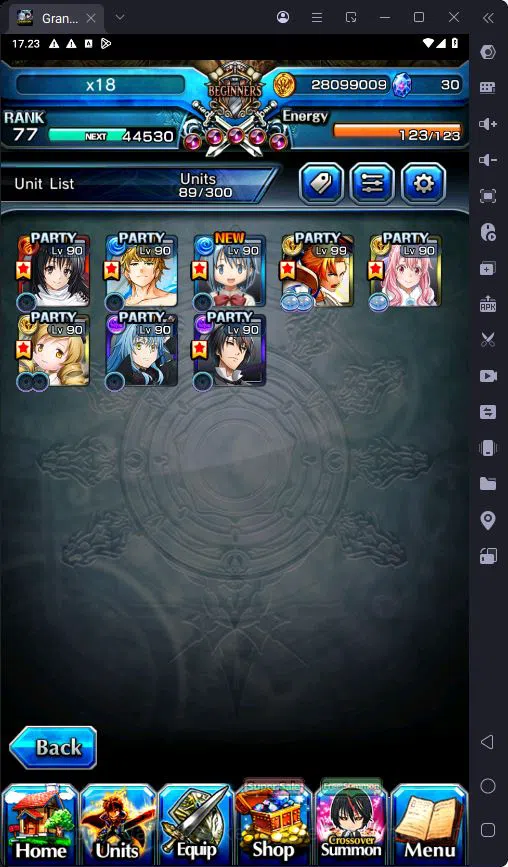 Grand Summoners Accounts GLOBAL|8 Ascend|Rank 77|Sayaka Miki TW|Mami Tomoe| image 6