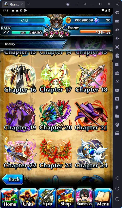 Grand Summoners Accounts GLOBAL|8 Ascend|Rank 77|Sayaka Miki TW|Mami Tomoe| image 9