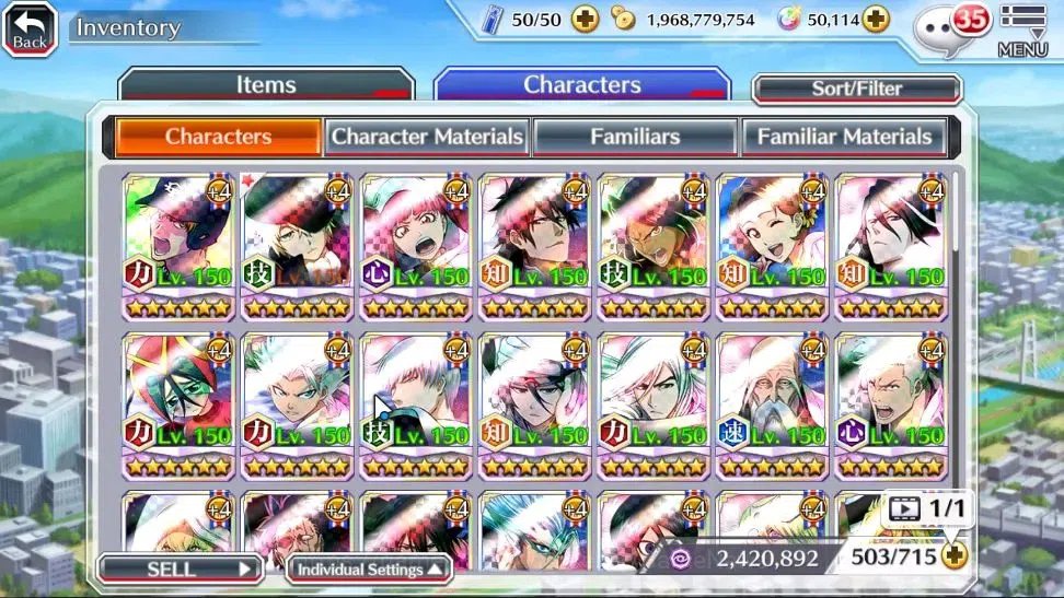 Bleach: Brave Souls Accounts Others [GLOBAL]50K Orb|DreamT Ichigo,TYBW26 Yukio,Riruka,TYBW25 Yoruici,New Ver Ichigo,SwimS25 9