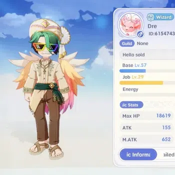 Ragnarok: The New World Accounts Sv Glast Heim |Unverif|Lvl 57 Wizard|M. Atk 652, Def 269, Max SP 2K|4 SSR Pet (Dusk T1